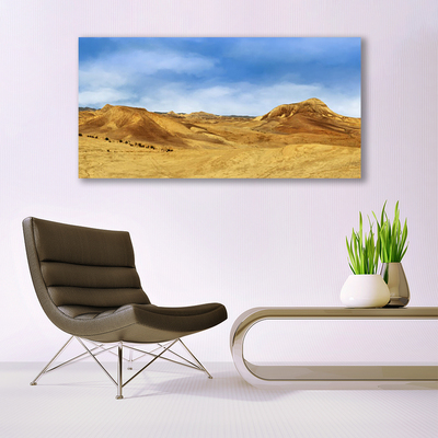 Quadro su tela Paesaggio delle colline del deserto