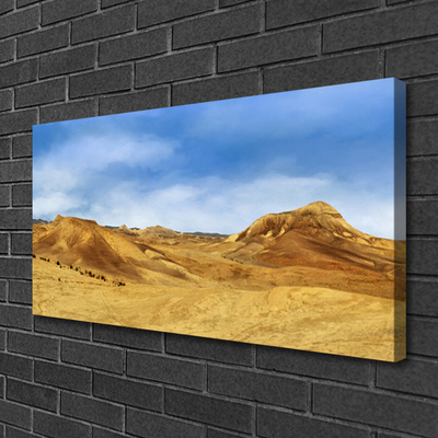 Quadro su tela Paesaggio delle colline del deserto