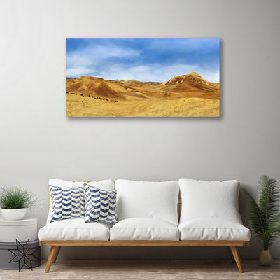 Quadro su tela Paesaggio delle colline del deserto