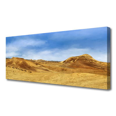 Quadro su tela Paesaggio delle colline del deserto