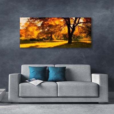 Quadro su tela Alberi, Autunno, Natura