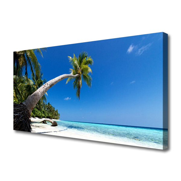 Quadro su tela Paesaggio del mare di Palm Beach