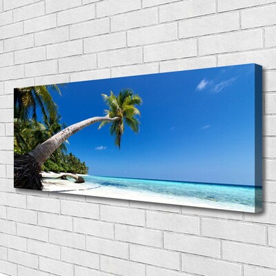 Quadro su tela Paesaggio del mare di Palm Beach