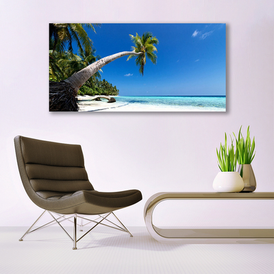 Quadro su tela Paesaggio del mare di Palm Beach