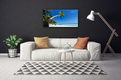 Quadro su tela Paesaggio del mare di Palm Beach