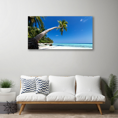 Quadro su tela Paesaggio del mare di Palm Beach