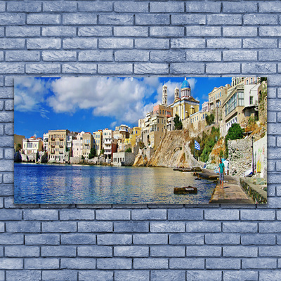 Foto quadro su tela Architettura del mare della città