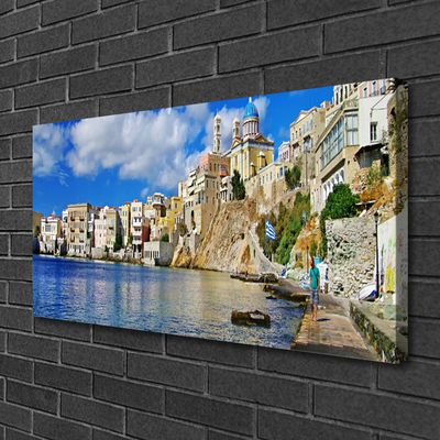 Foto quadro su tela Architettura del mare della città