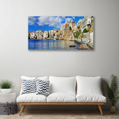 Foto quadro su tela Architettura del mare della città