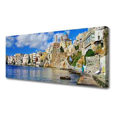 Foto quadro su tela Architettura del mare della città