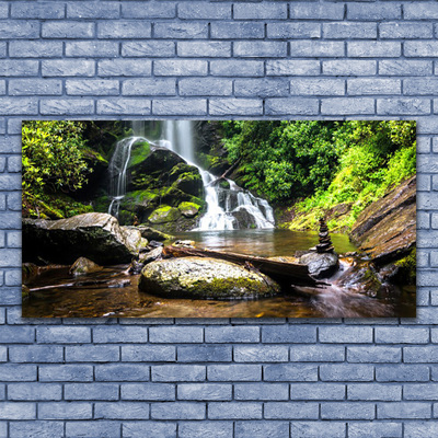 Quadro su tela Cascata Las Natura Potok