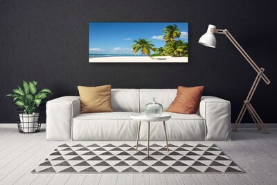 Quadro su tela Paesaggio del mare di Palm Beach