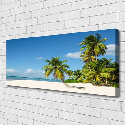 Quadro su tela Paesaggio del mare di Palm Beach