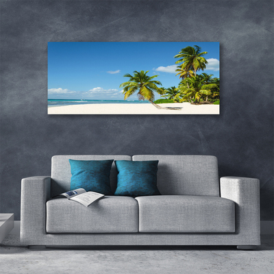 Quadro su tela Paesaggio del mare di Palm Beach