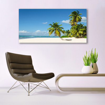 Quadro su tela Paesaggio del mare di Palm Beach