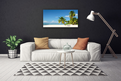 Quadro su tela Paesaggio del mare di Palm Beach