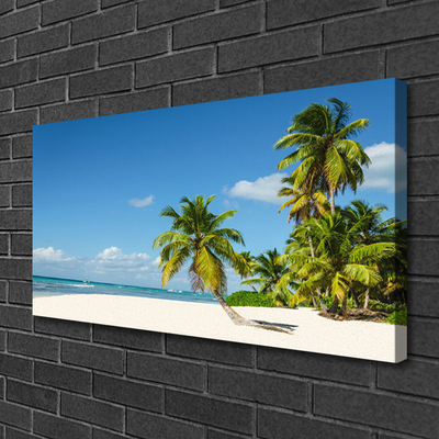 Quadro su tela Paesaggio del mare di Palm Beach