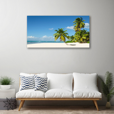 Quadro su tela Paesaggio del mare di Palm Beach