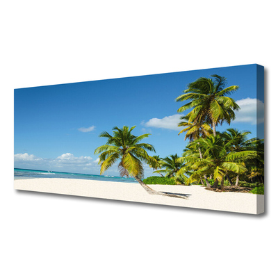 Quadro su tela Paesaggio del mare di Palm Beach