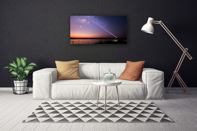 Quadro su tela Stelle notturne della Via Lattea