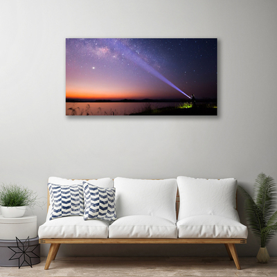 Quadro su tela Stelle notturne della Via Lattea