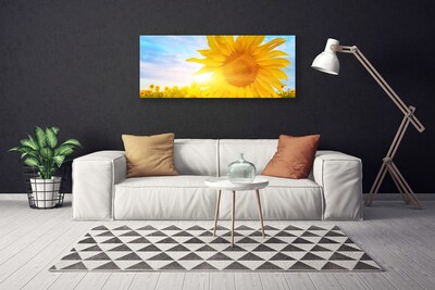 Quadro su tela Fiore di girasole girasole