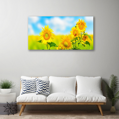 Quadro su tela Girasole, fiori, natura