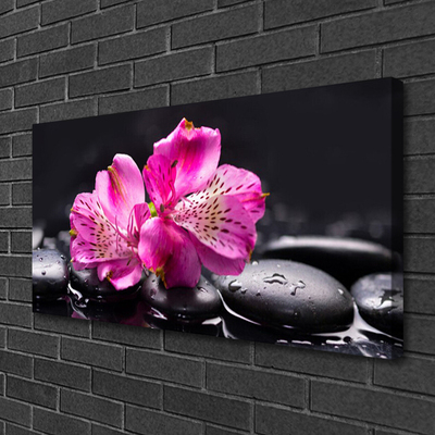 Quadro su tela Zen Spa Pietre Fiori