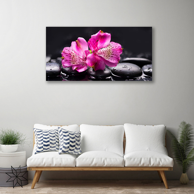 Quadro su tela Zen Spa Pietre Fiori