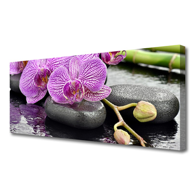 Quadro stampa su tela Orchidea Zen Orchidea Spa