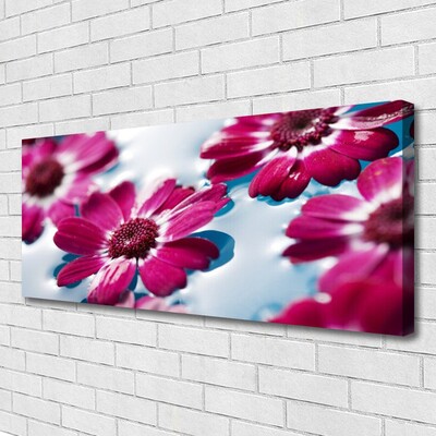 Quadro su tela Fiori sull'acqua Natura