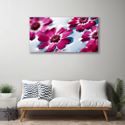 Quadro su tela Fiori sull'acqua Natura