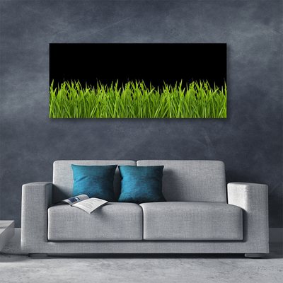 Quadro su tela Natura dell'erba verde