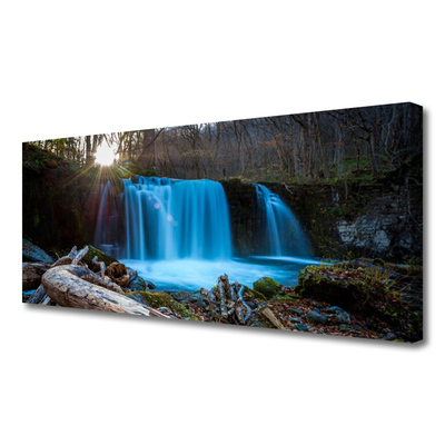 Quadro su tela Cascata della natura