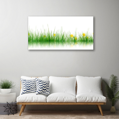 Quadro su tela Fiori di erba della natura