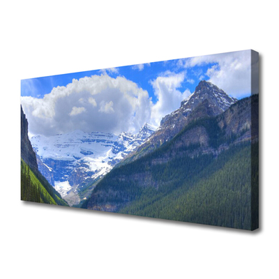 Quadro su tela Paesaggio di montagne