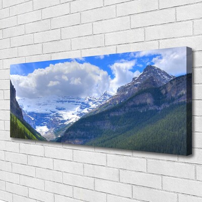 Quadro su tela Paesaggio di montagne