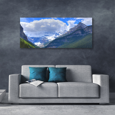 Quadro su tela Paesaggio di montagne