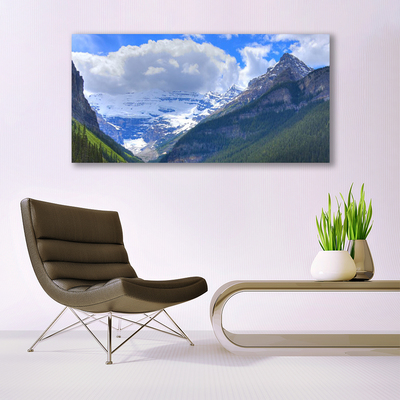 Quadro su tela Paesaggio di montagne