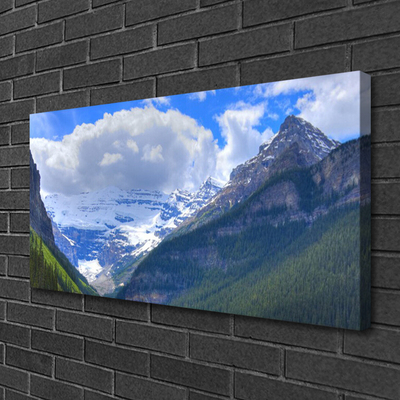 Quadro su tela Paesaggio di montagne