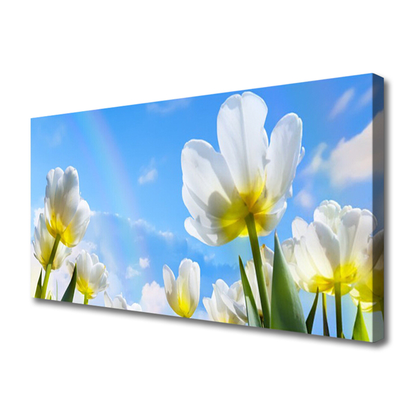 Quadro su tela Piante, fiori, tulipani