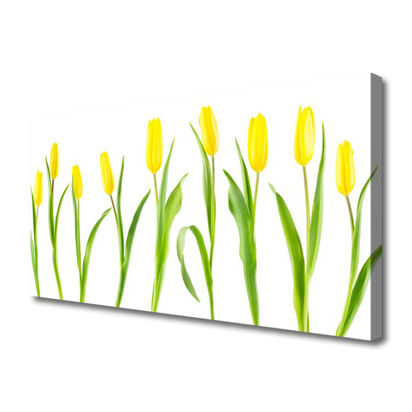 Quadro su tela Fiori gialli dei tulipani