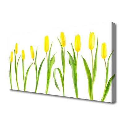 Quadro su tela Fiori gialli dei tulipani