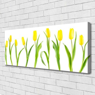 Quadro su tela Fiori gialli dei tulipani