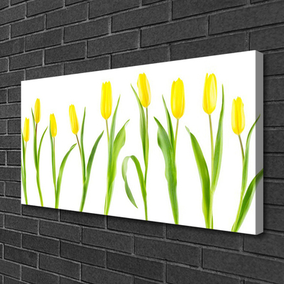 Quadro su tela Fiori gialli dei tulipani