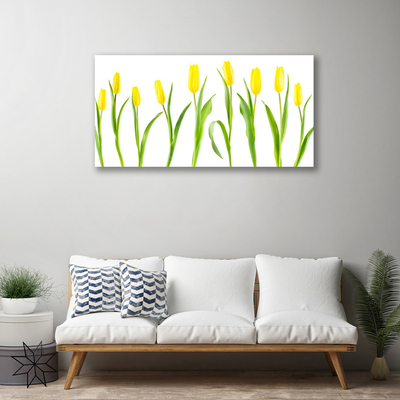 Quadro su tela Fiori gialli dei tulipani