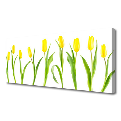 Quadro su tela Fiori gialli dei tulipani