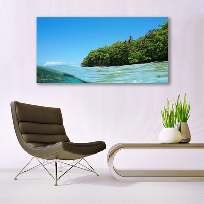 Quadro su tela Paesaggio dell'albero del mare