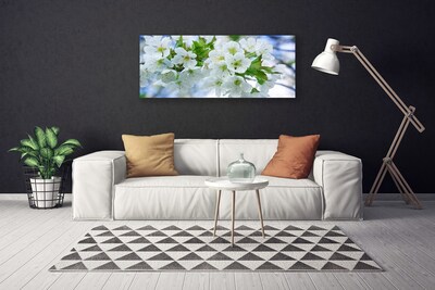 Quadro su tela Fiori, albero, foglie, natura