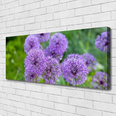 Foto quadro su tela Fiori viola del prato